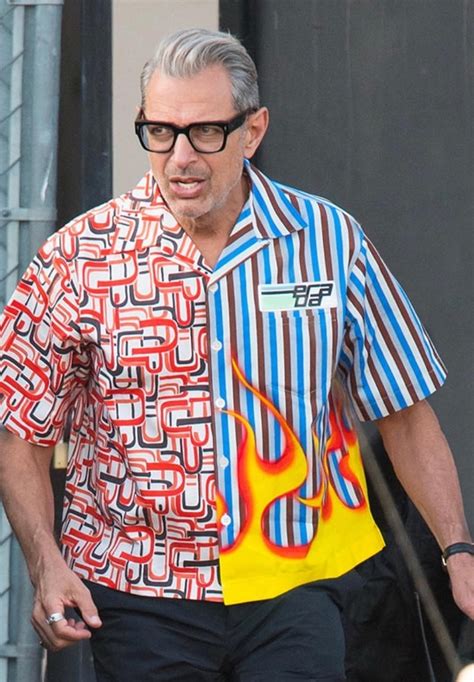 prada jeff goldblum shirt|Jeff Goldblum's Loewe Days Are Upon Us .